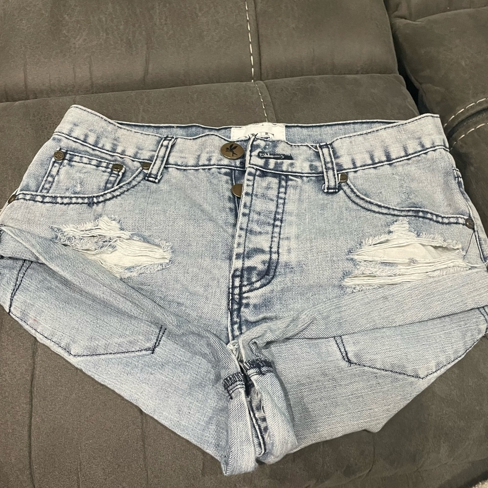 One Teaspoon Bandit jean shorts